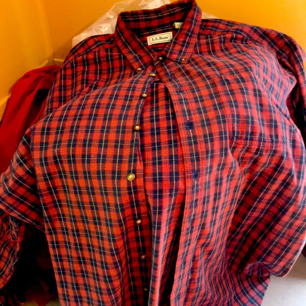 Tall man’s shirt. Long sleeve. LL Bean.